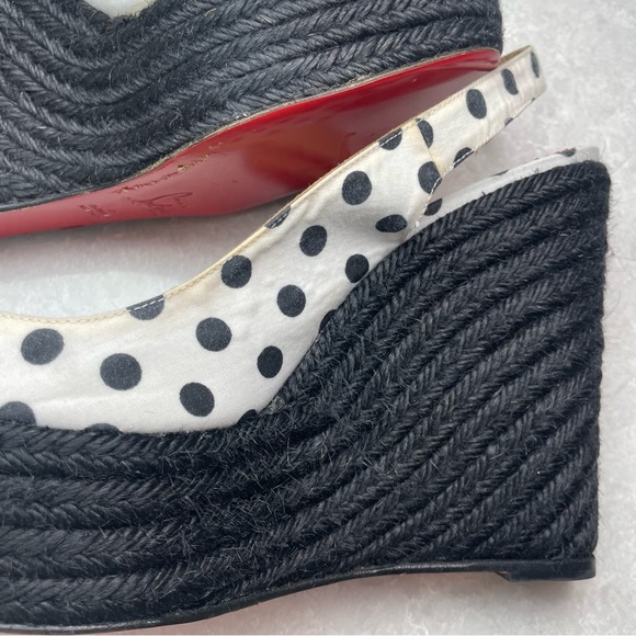 Cristian Louboutin Espadrille Wedges - Picture 7 of 11